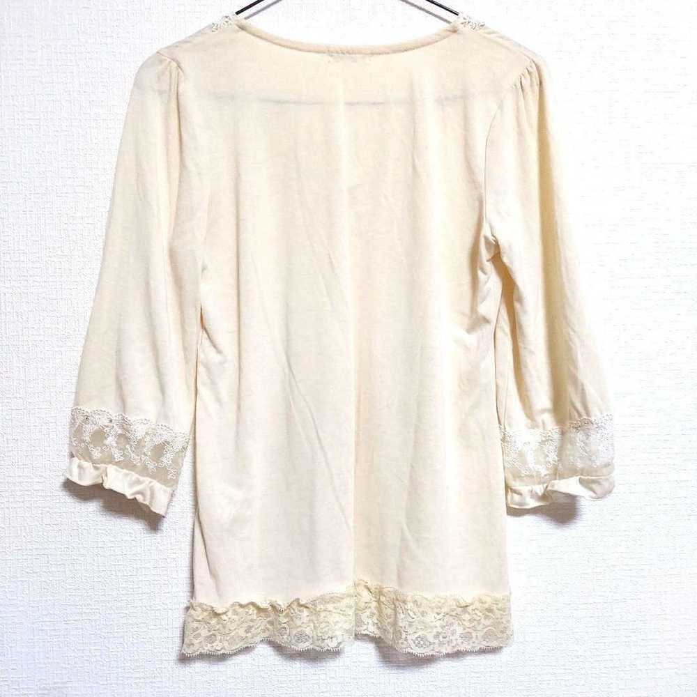 axes femme 7-minute sleeve shirt embroidery lace … - image 10