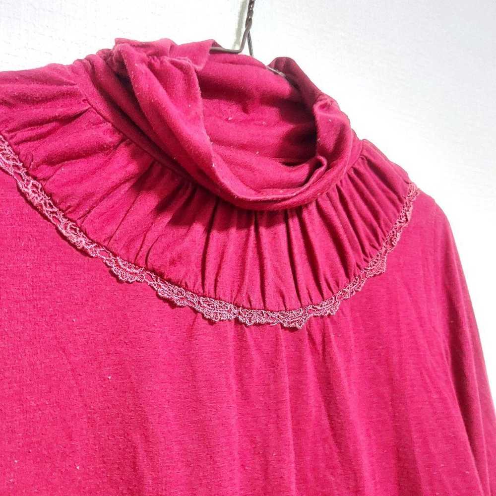 axes femme Long-Sleeve Shirt with Cute Rose Adorn… - image 3