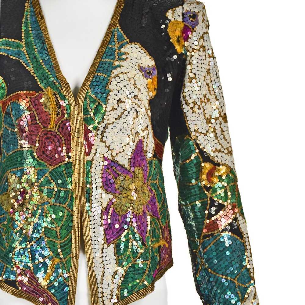 Saks Fifth Avenue Collection Silk jacket - image 3