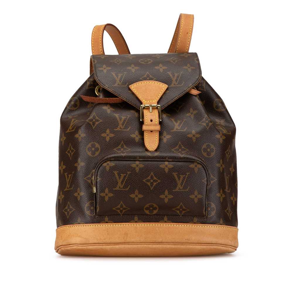 Brown Louis Vuitton Monogram Montsouris MM Backpa… - image 1