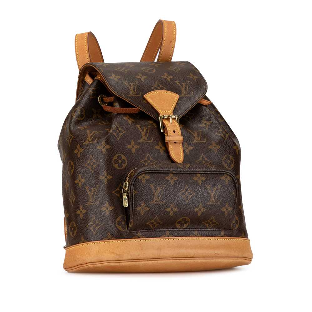 Brown Louis Vuitton Monogram Montsouris MM Backpa… - image 2