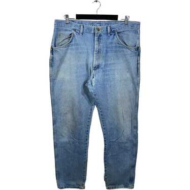 Wrangler Wrangler Zip Fly Distressed Straight Leg… - image 1