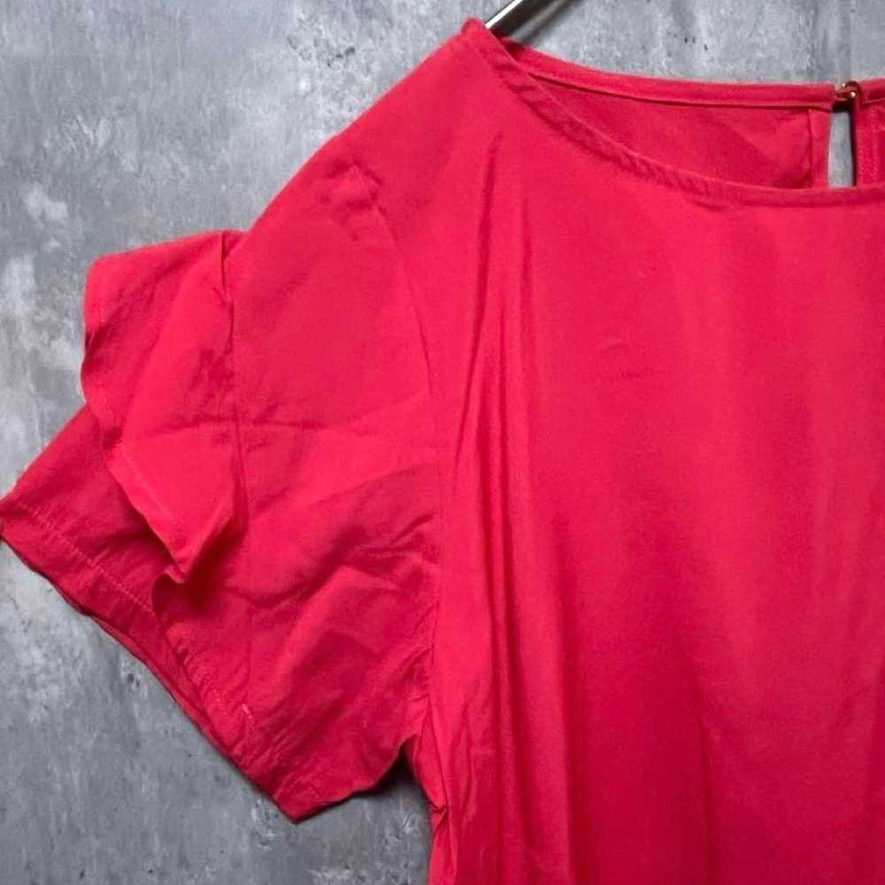 1620 【OPAQUE.CLIP】 Frilled Sleeve Cut-Sleeve Shir… - image 5