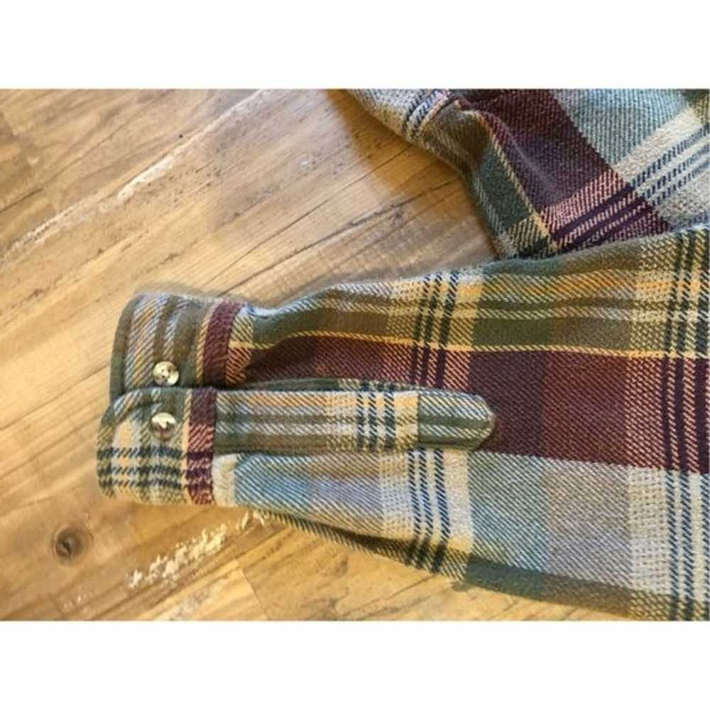 Vintage Five Brother Heavy Plaid Flannel Cropped … - image 12