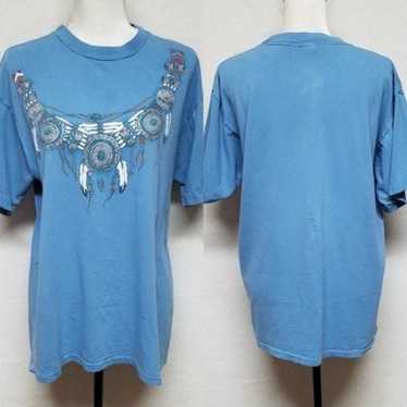 Rare Vintage Diamond Dust Native American Tee