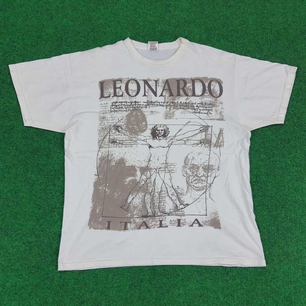 Streetwear Vintage Vitruvian Man Art Leonardo Da … - image 1