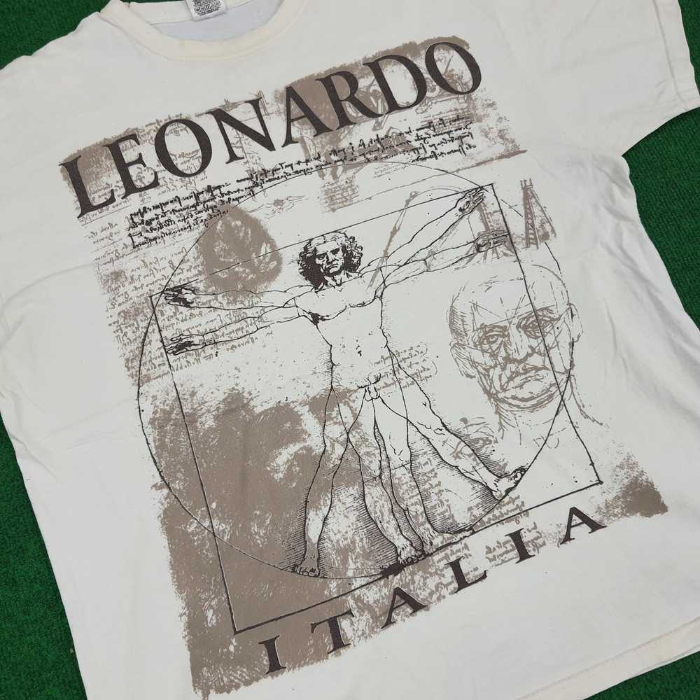 Streetwear Vintage Vitruvian Man Art Leonardo Da … - image 2