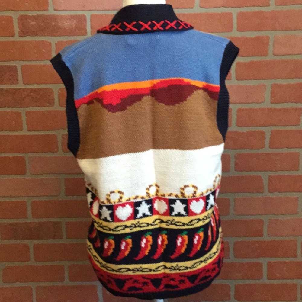 Vintage YTG The Eagles Eye sweater Western southe… - image 4