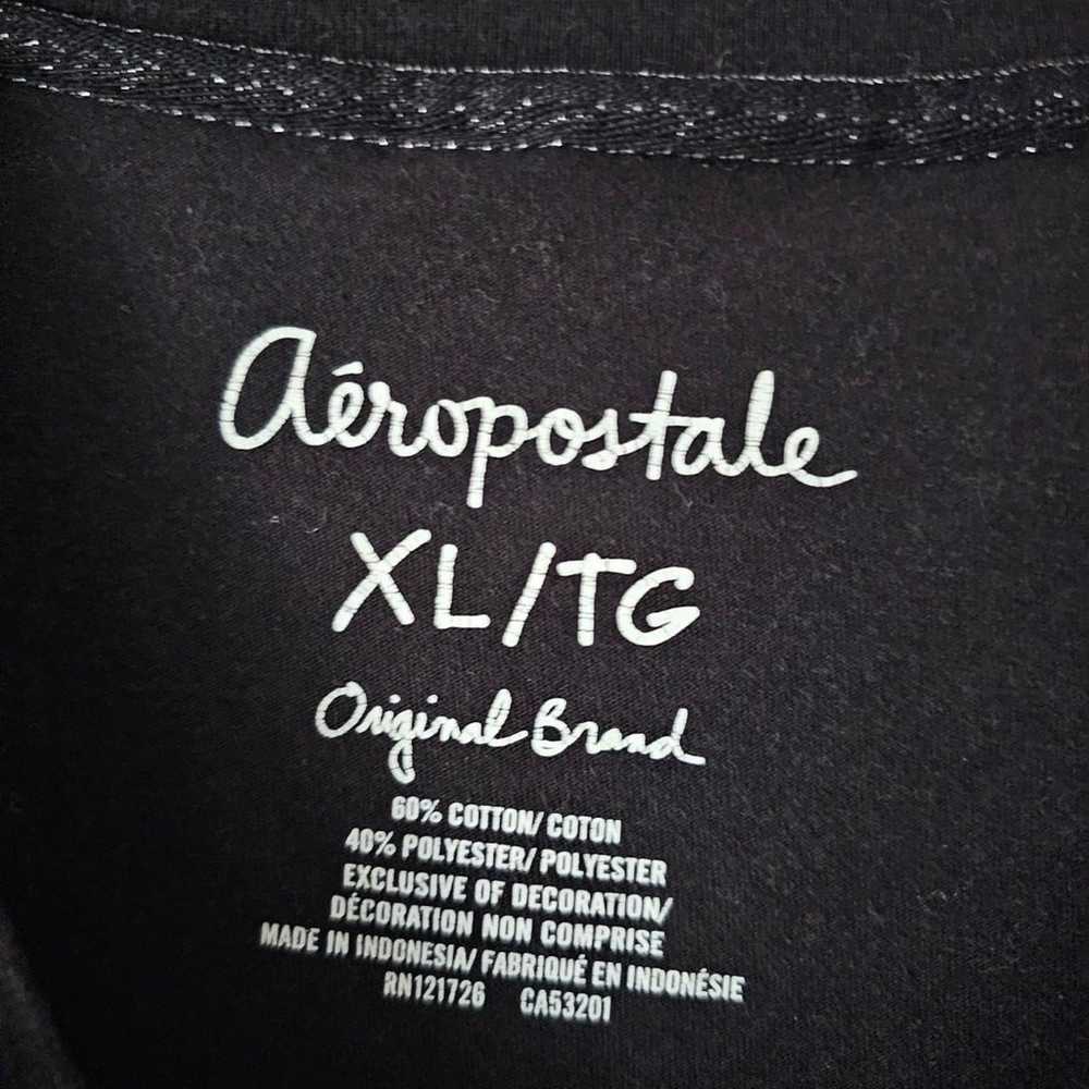 Aéropstale y2k vintage pink & black form fit tee
… - image 3