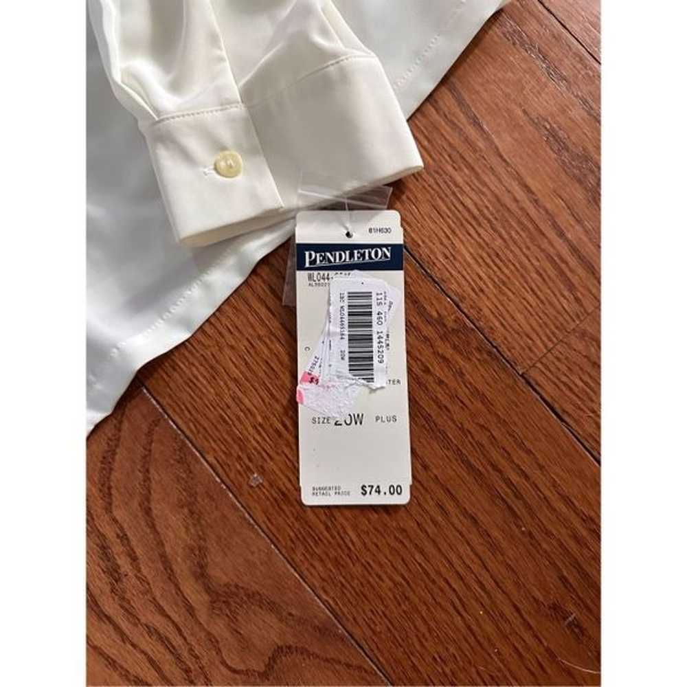 Vintage Pendleton nwt white button up - image 2