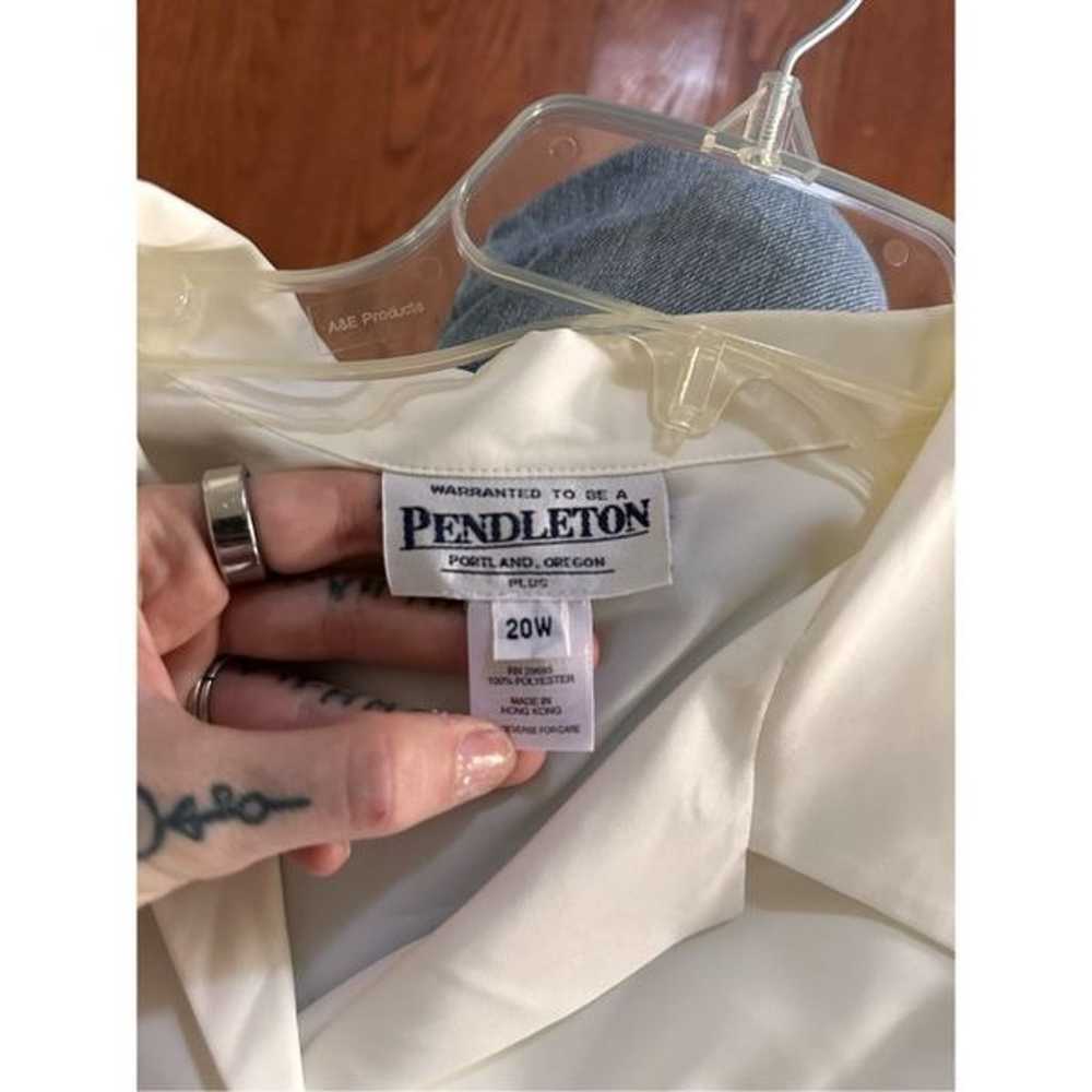 Vintage Pendleton nwt white button up - image 3