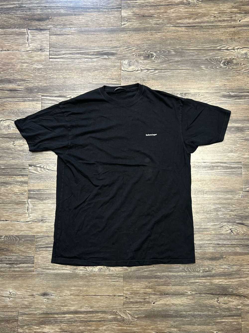 Balenciaga Balenciaga Simple Text Logo T-Shirt - image 1