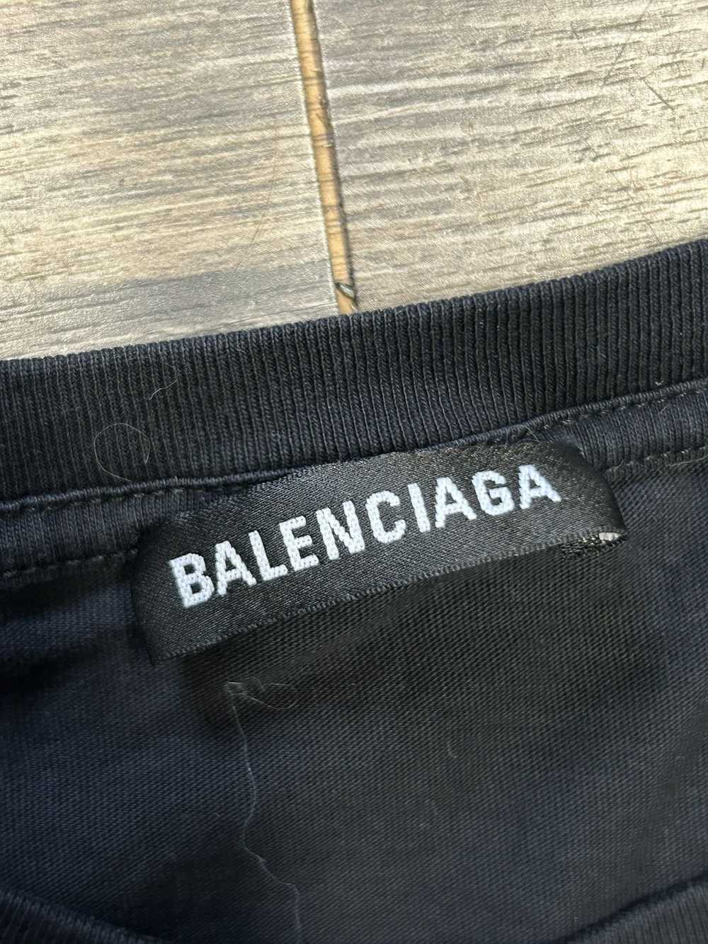 Balenciaga Balenciaga Simple Text Logo T-Shirt - image 3