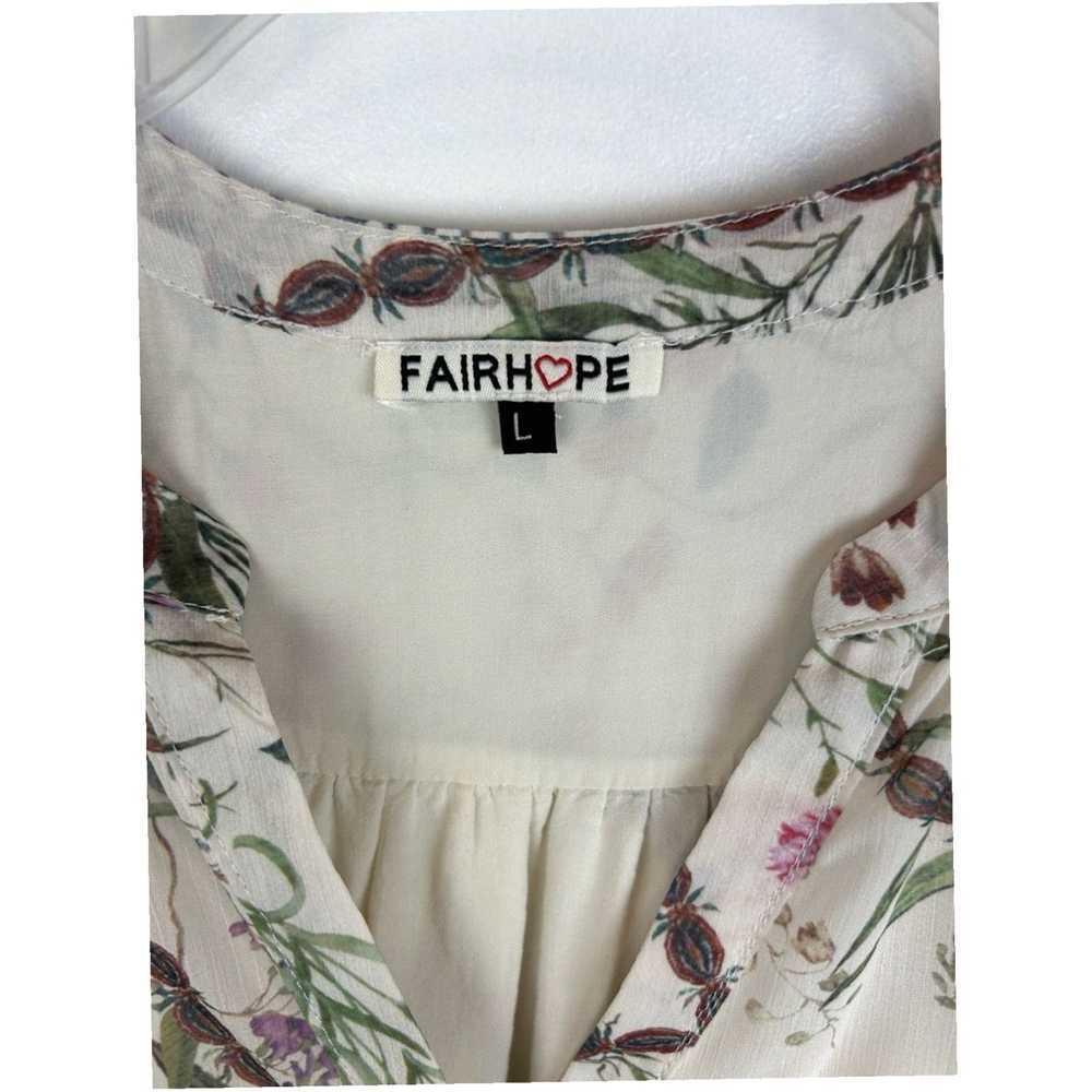 Vintage Fairhope Dress Womens L Fairy Floral Boho… - image 3