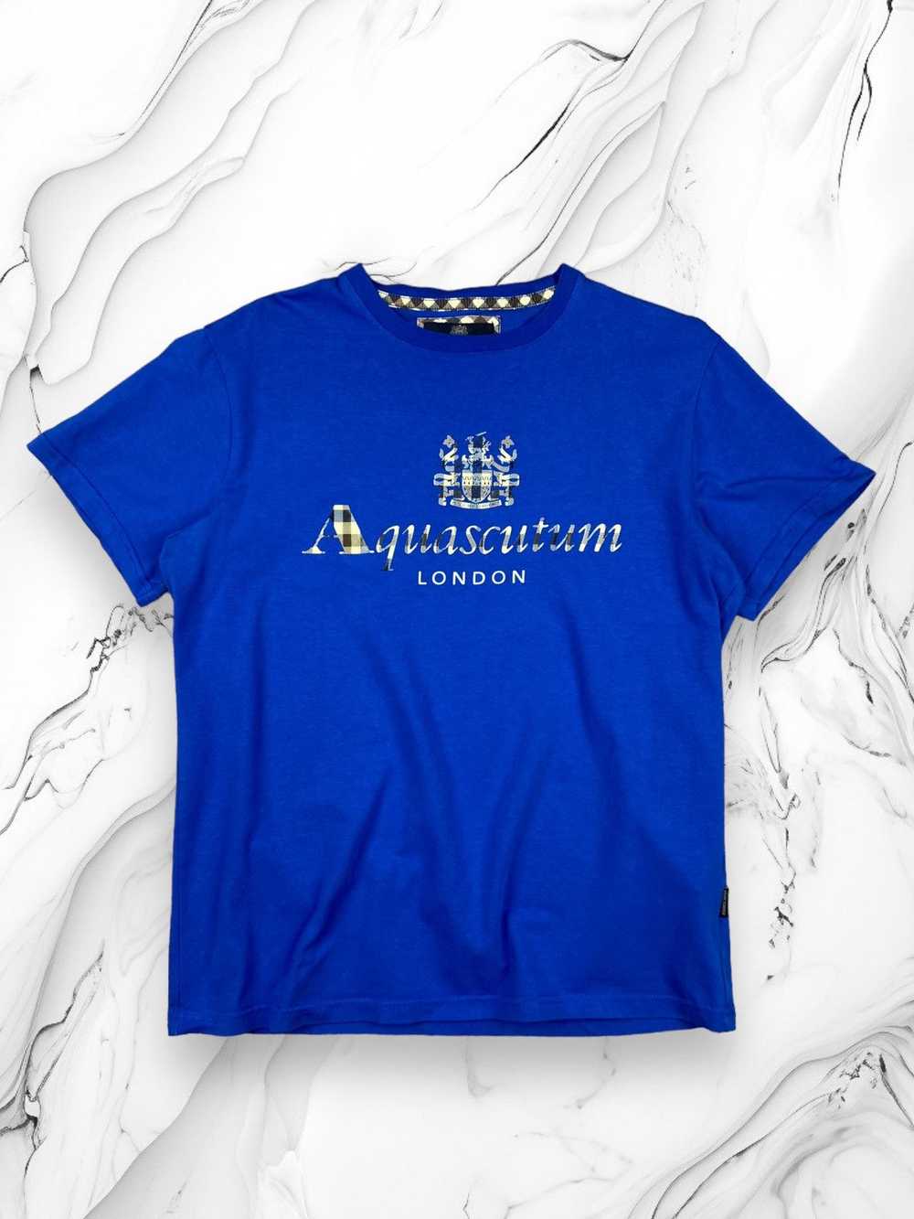 Aquascutum × Rare × Vintage Aquascutum London Tee… - image 1