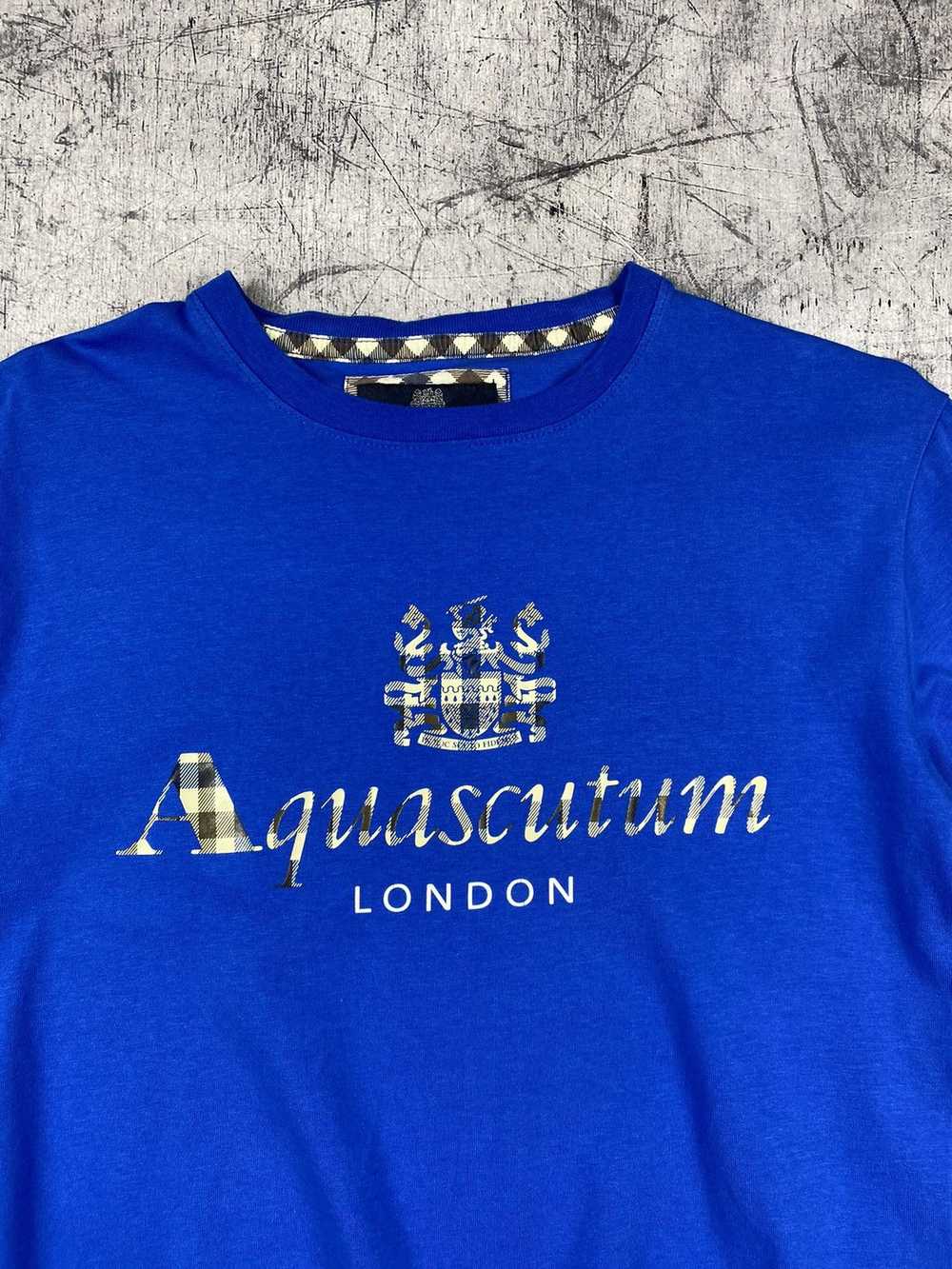 Aquascutum × Rare × Vintage Aquascutum London Tee… - image 5