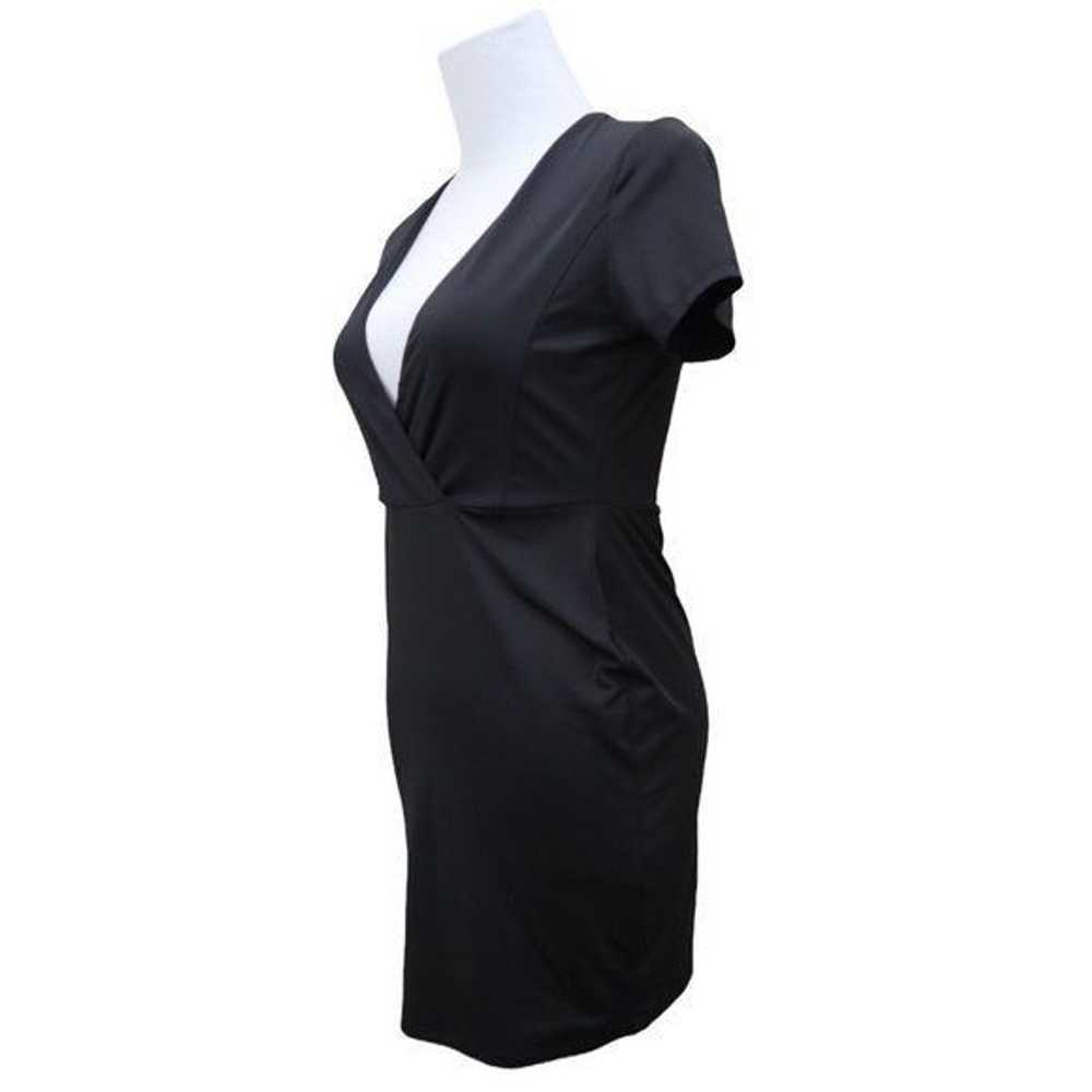 Other Fiestar Black V-Neck Short Sleeve Mini Dres… - image 2