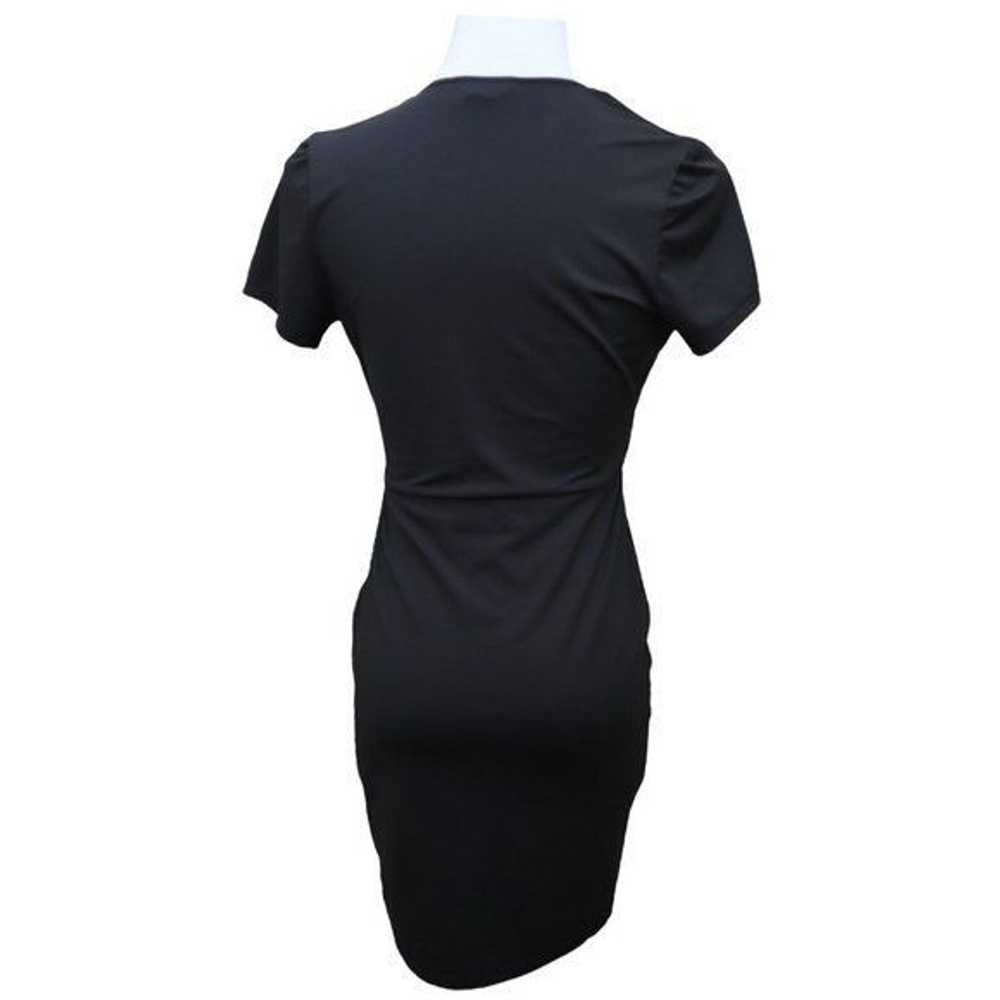 Other Fiestar Black V-Neck Short Sleeve Mini Dres… - image 3