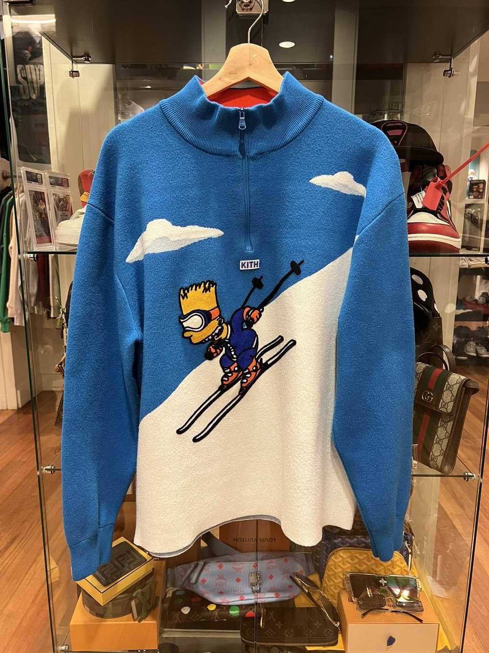 Kith × The Simpsons Kith x the Simpsons knit quar… - image 1