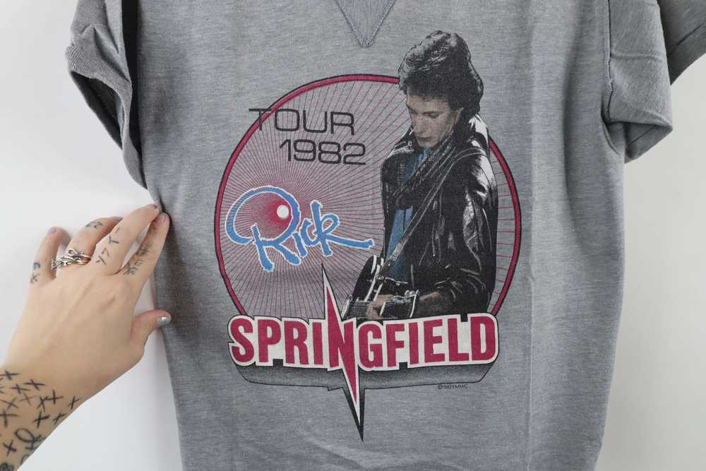 Vintage Vintage 80s Springfield Band Short Sleeve… - image 4