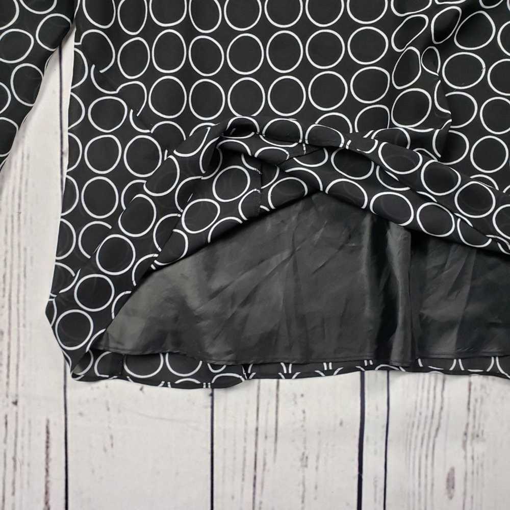 Other Russell Kemp Black White Circle Sheer Drape… - image 2