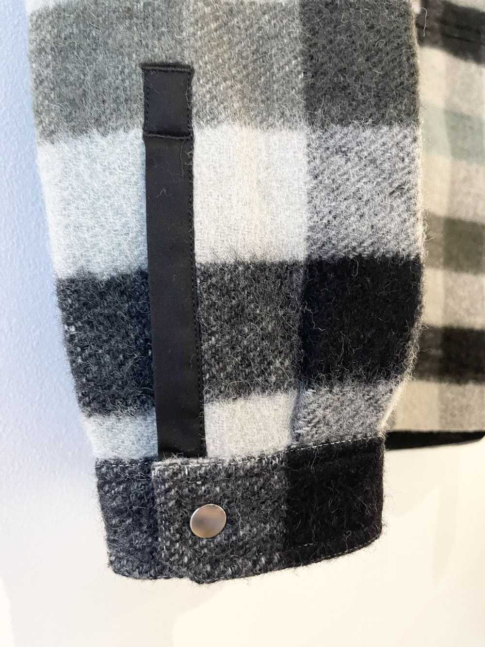 Rick Owens FW22 Strobe Pearl Plaid Overshirt - image 9