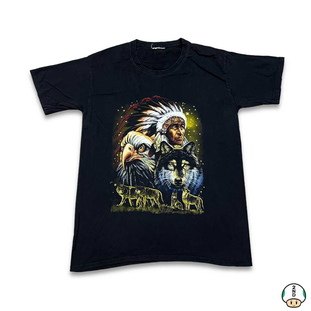 Animal Tee × Native × Vintage Vintage Y2K Native … - image 1