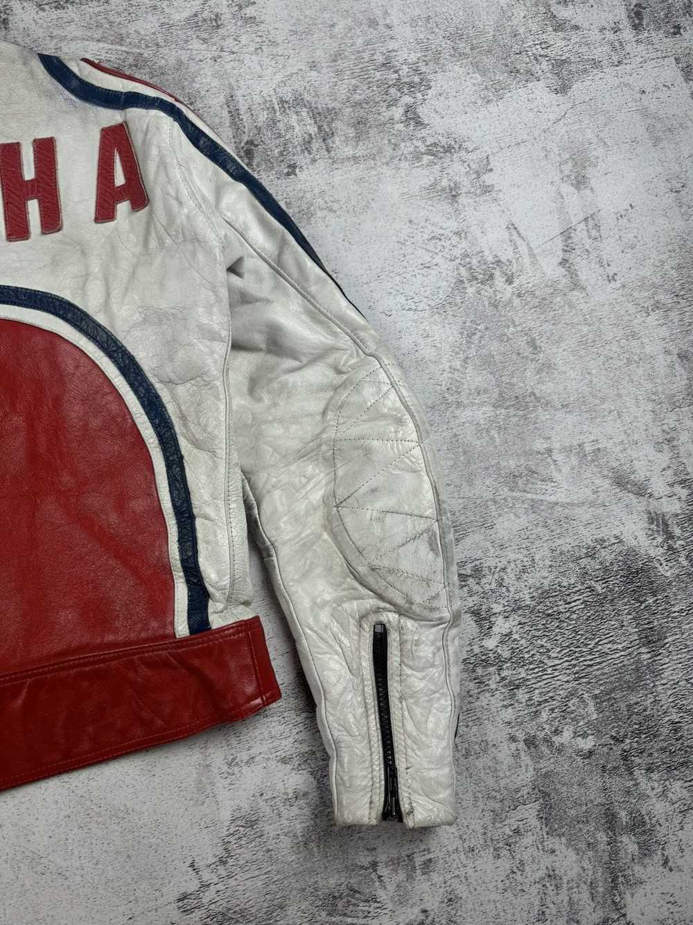 Leather Jacket × Racing × Yamaha Vintage VERY RAR… - image 8