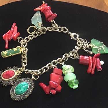 Repurpose Vintage Jewelry Charm Bracelet - image 1