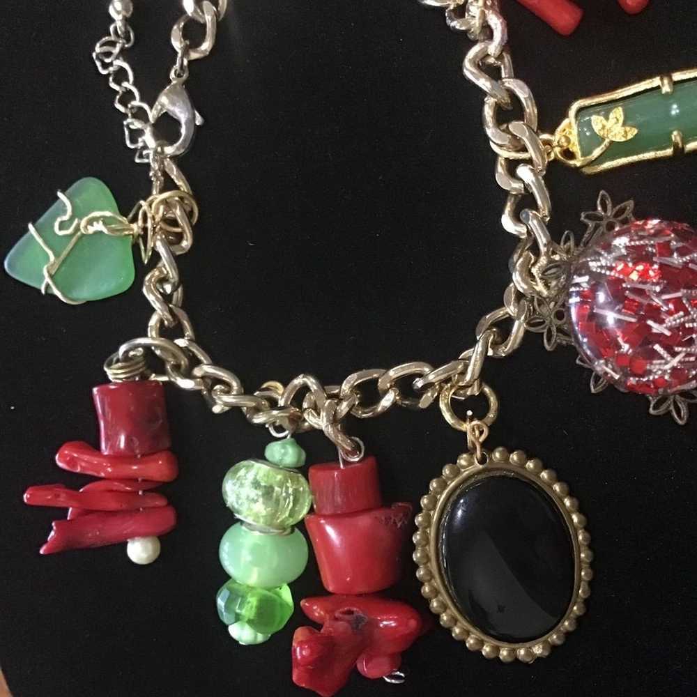 Repurpose Vintage Jewelry Charm Bracelet - image 2