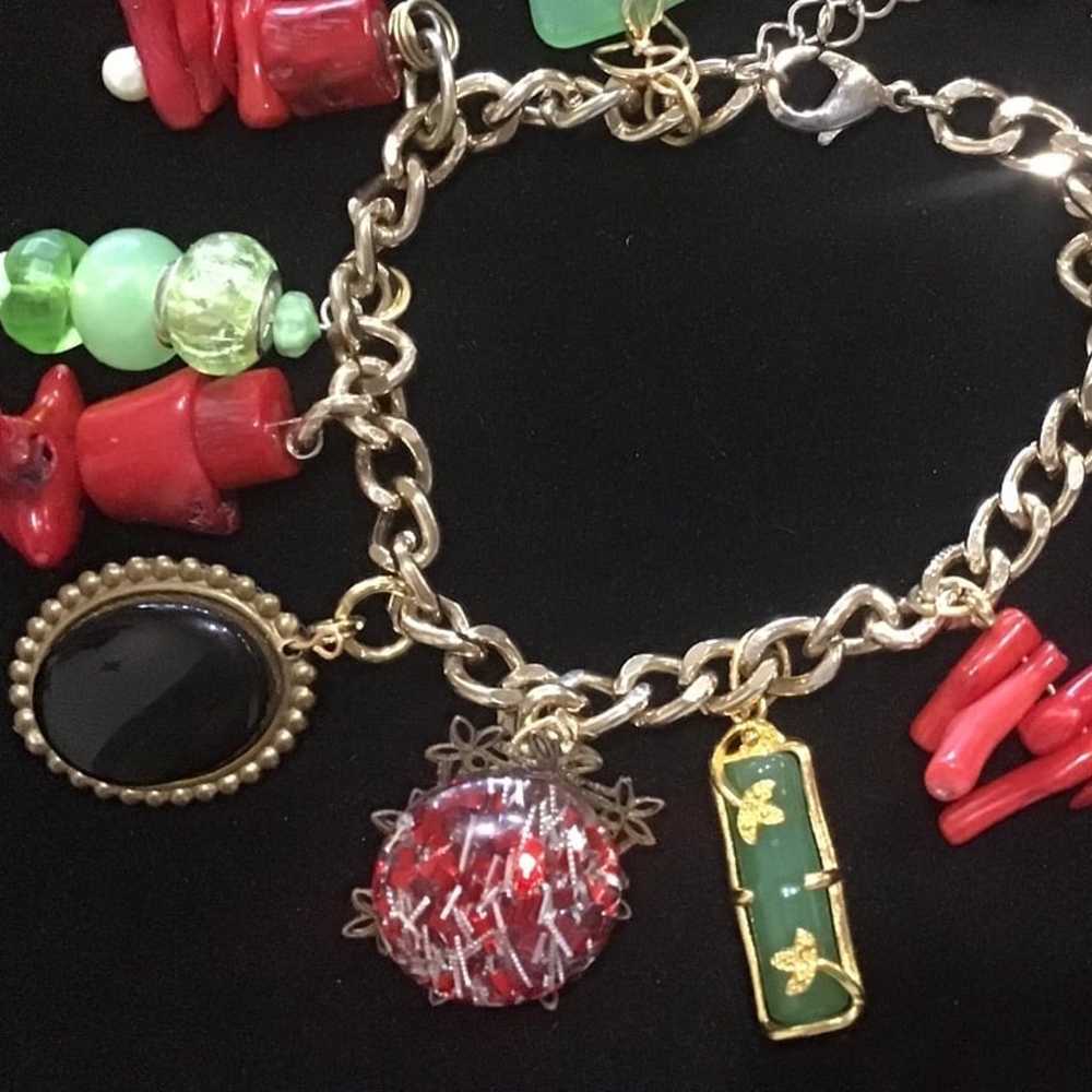 Repurpose Vintage Jewelry Charm Bracelet - image 5