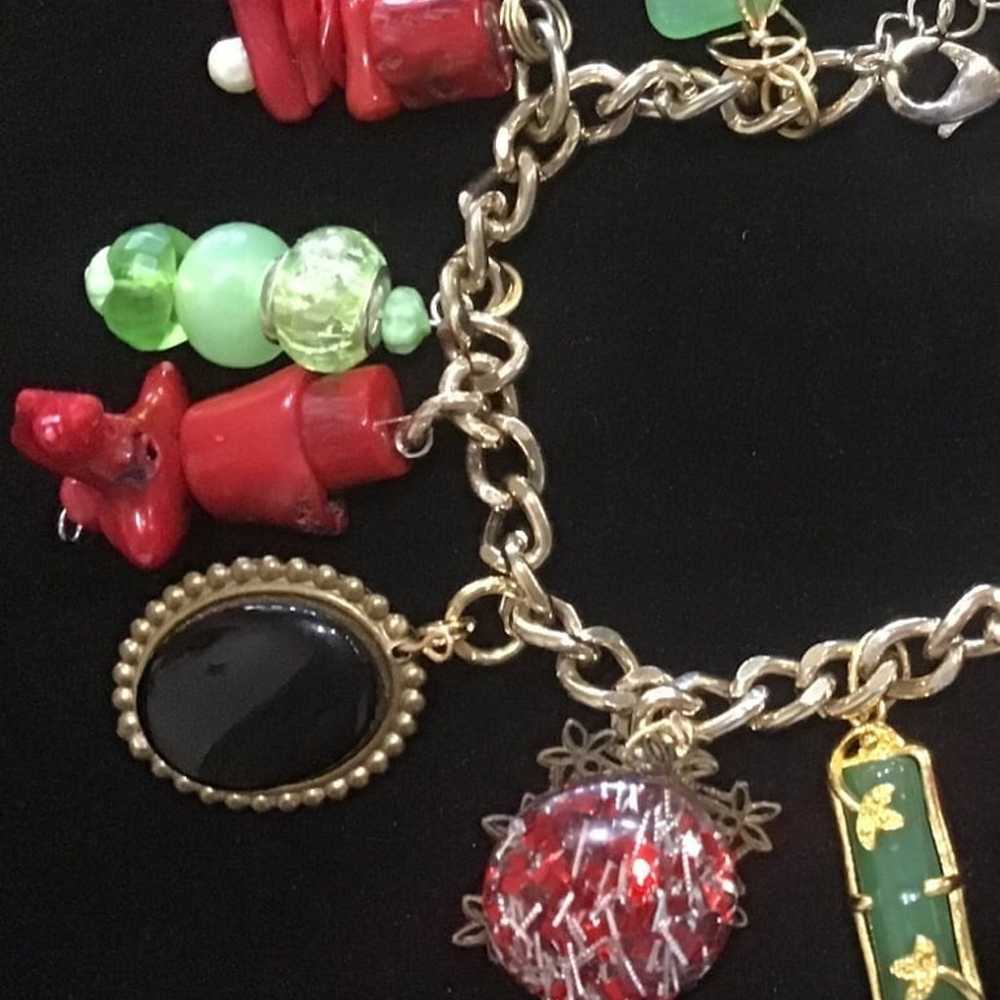 Repurpose Vintage Jewelry Charm Bracelet - image 6