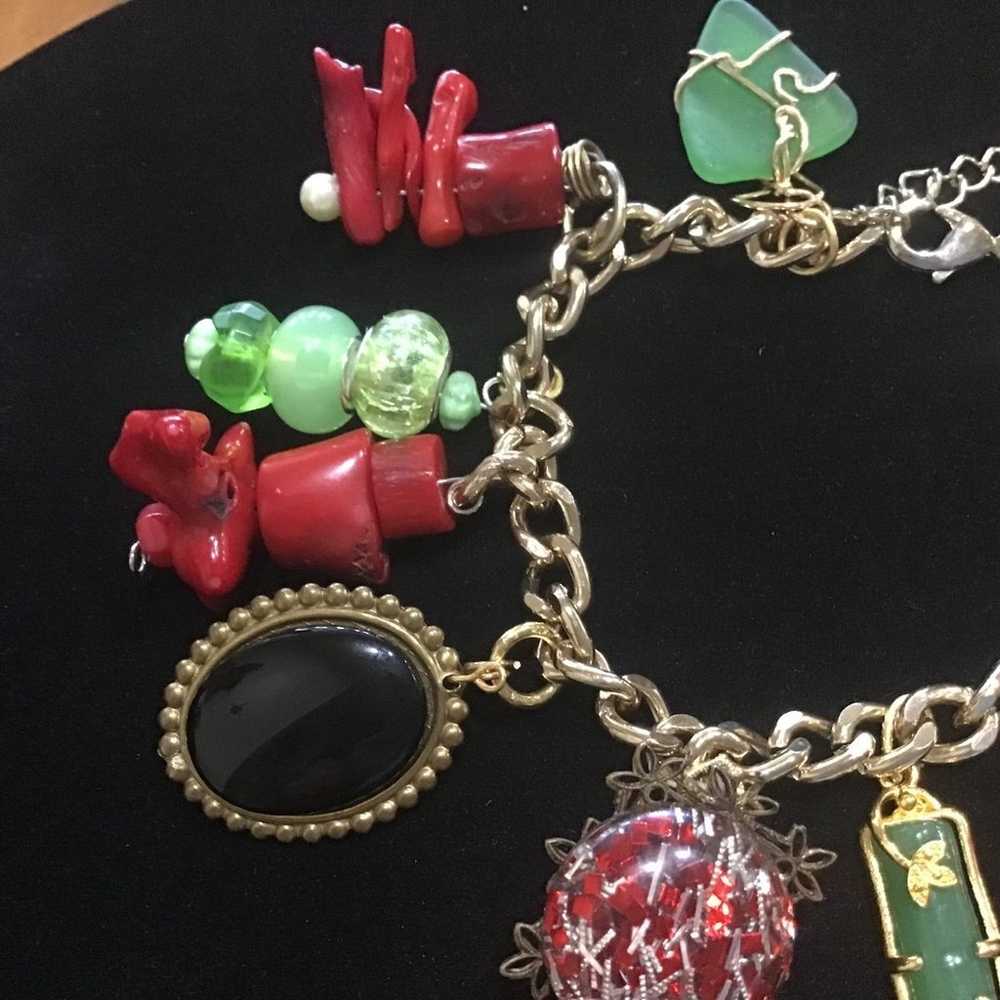 Repurpose Vintage Jewelry Charm Bracelet - image 7