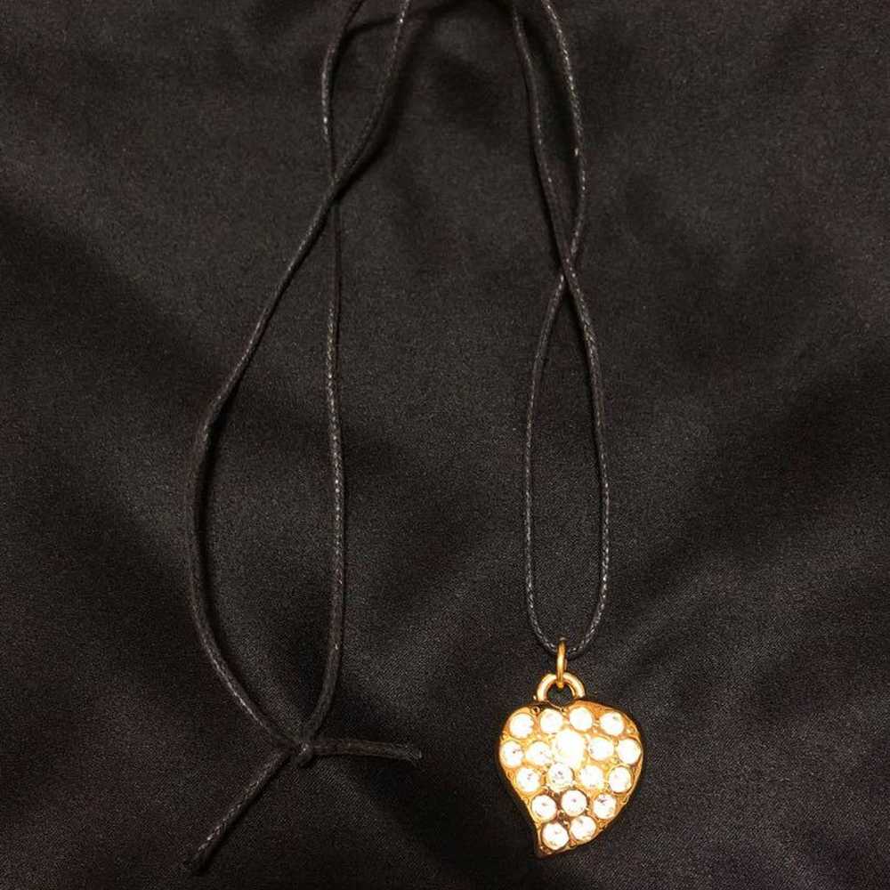 Vintage Yves Saint Laurent heart necklace - image 2