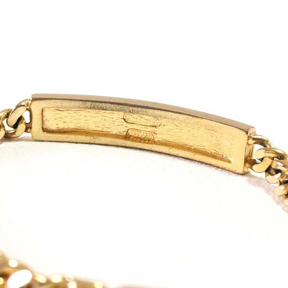 Dior Logo Plate Bracelet Gold Vintage A248023 - image 4