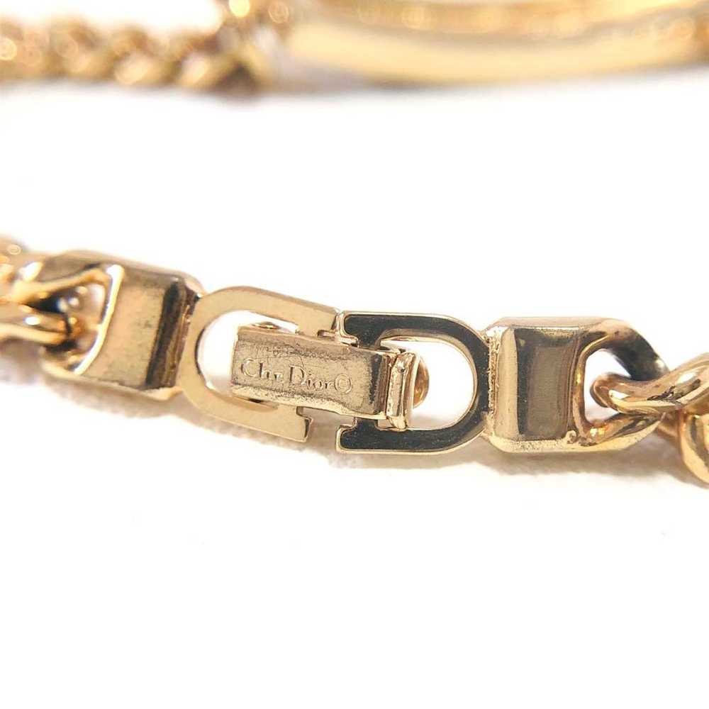 Dior Logo Plate Bracelet Gold Vintage A248023 - image 7