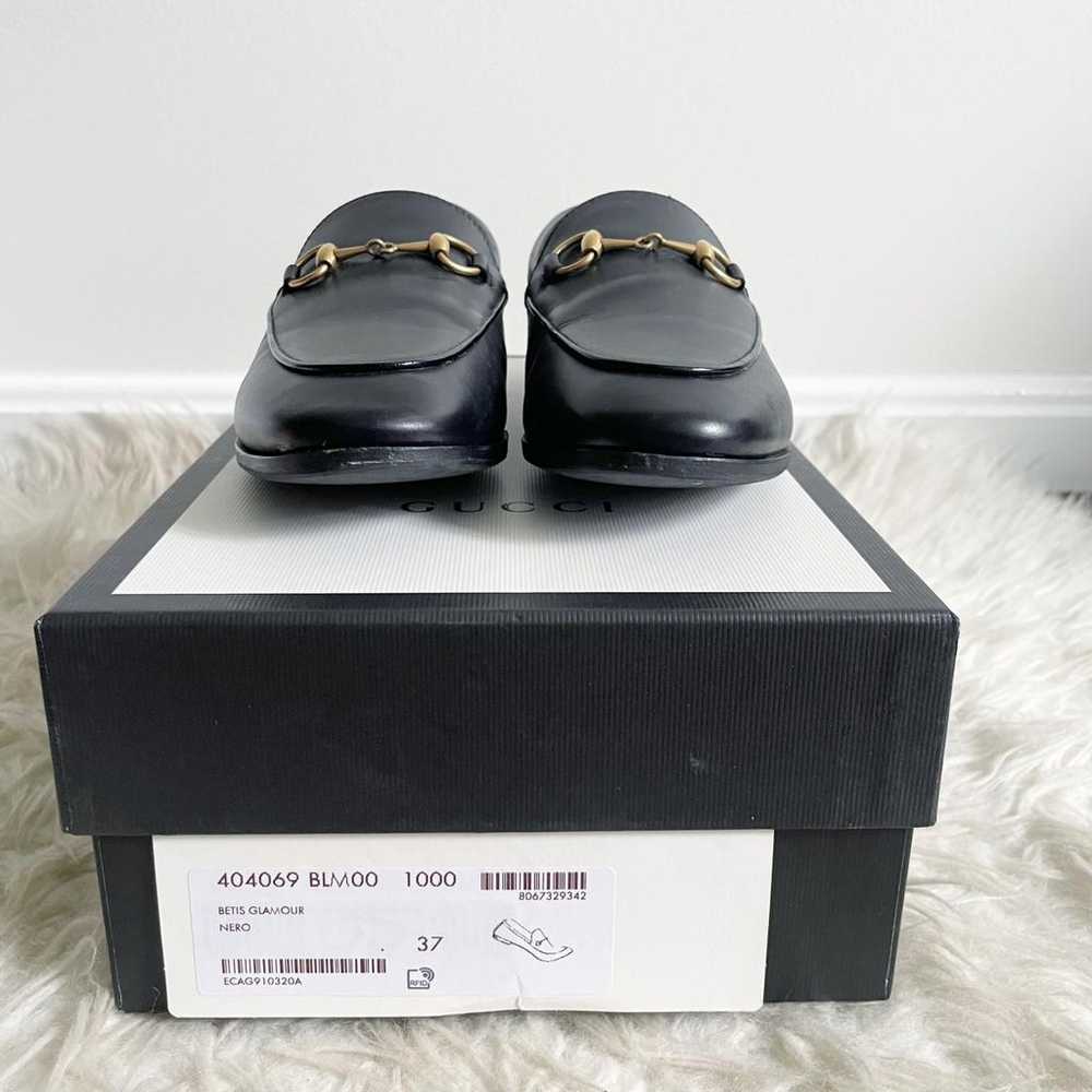 Gucci Jordaan leather flats - image 2