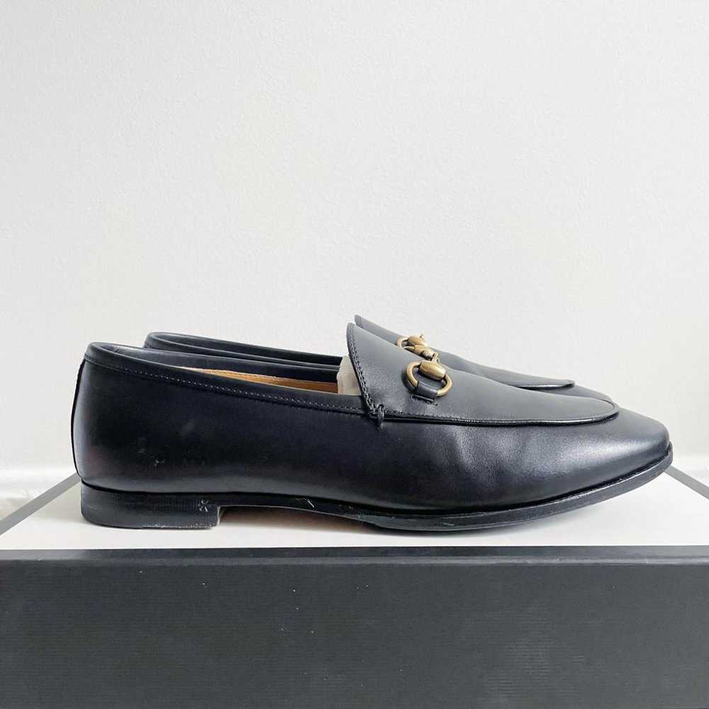 Gucci Jordaan leather flats - image 4