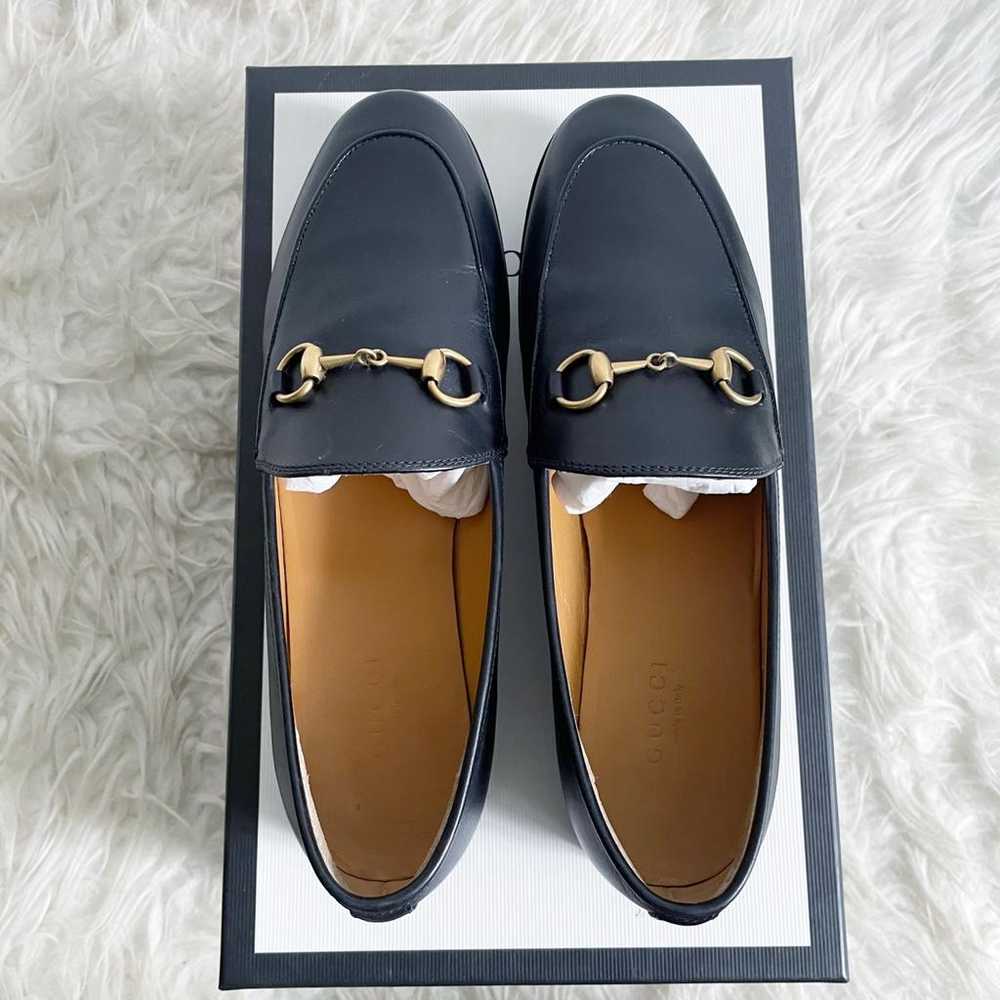 Gucci Jordaan leather flats - image 5