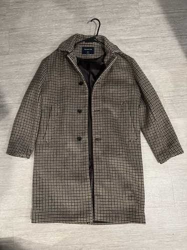 Abercrombie & Fitch Relaxed Wool-Blend Mac Coat