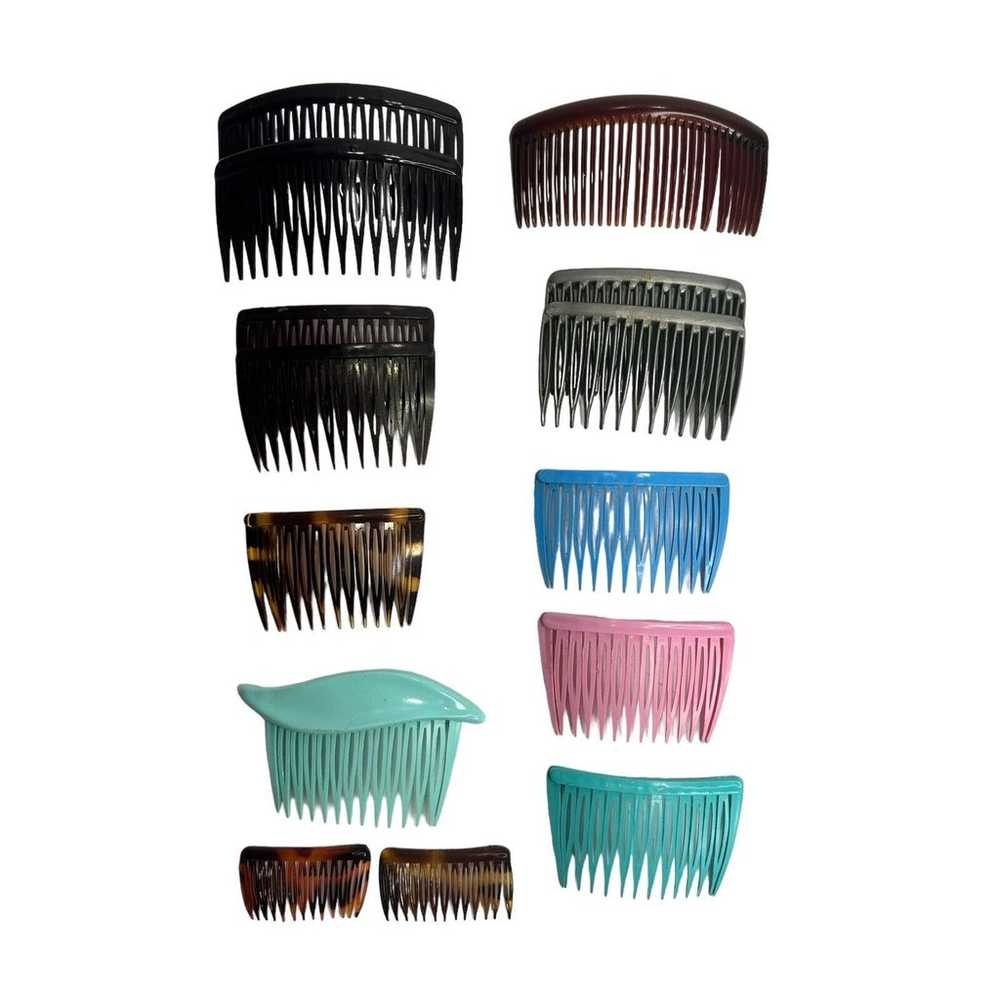 Vintage GOODY Plastic Side Hair Combs Made In USA… - image 2