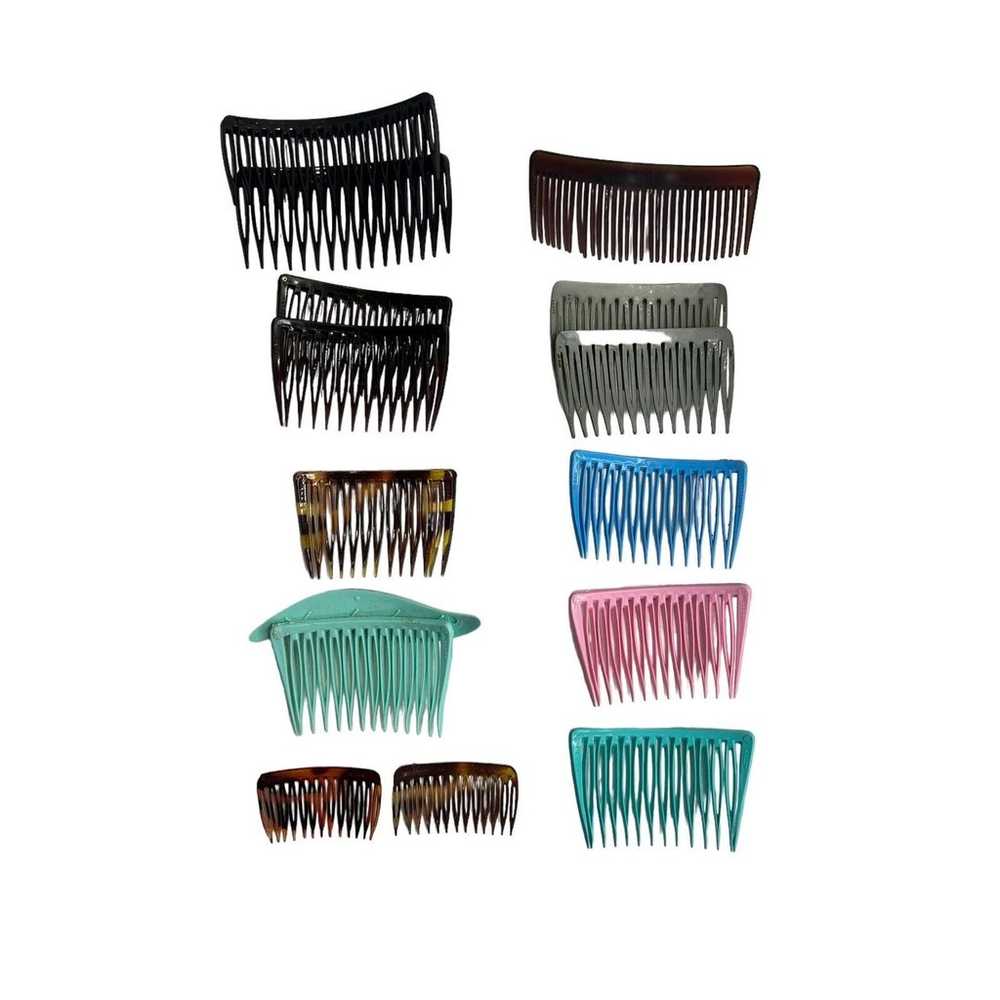 Vintage GOODY Plastic Side Hair Combs Made In USA… - image 3