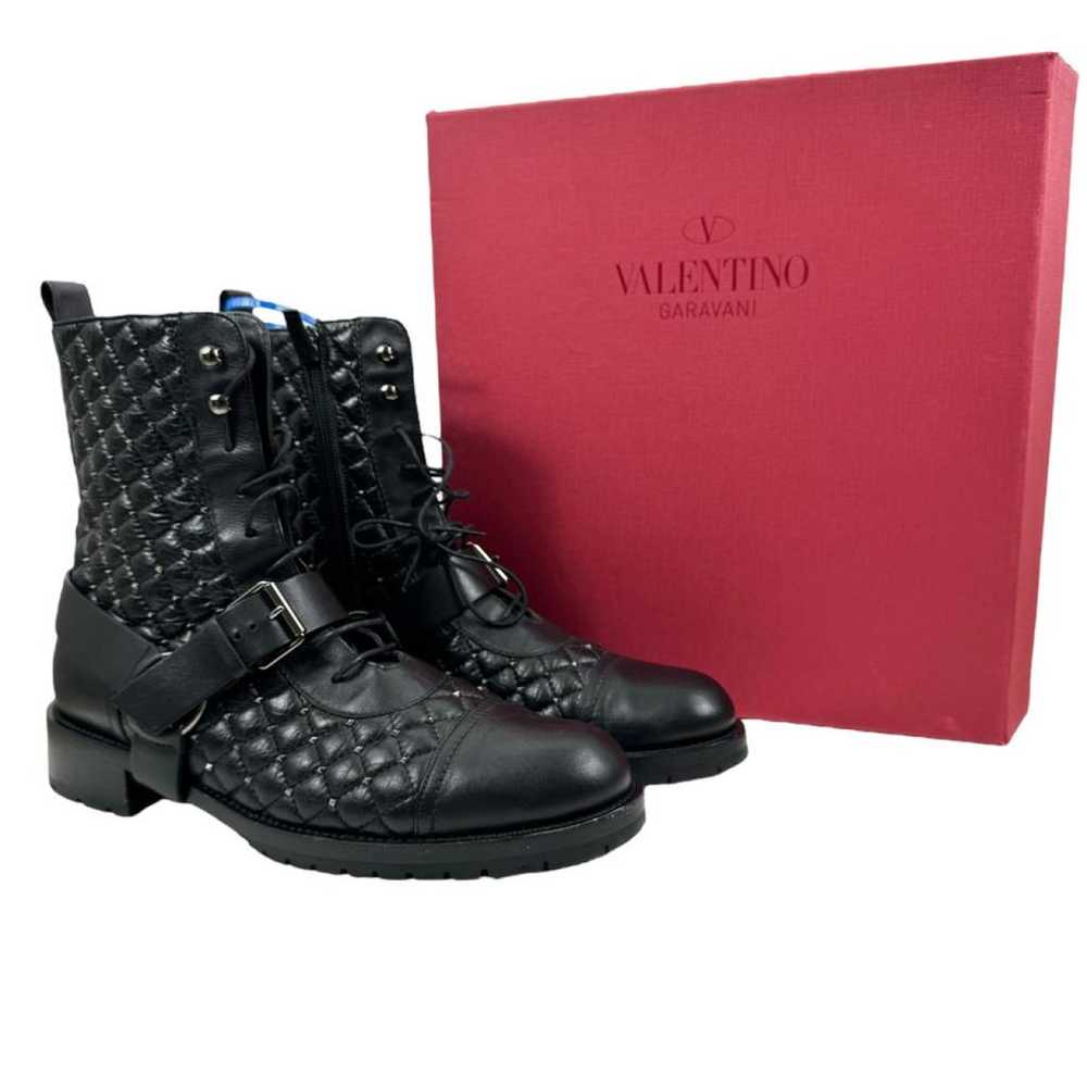 Valentino Garavani Rockstud leather boots - image 4