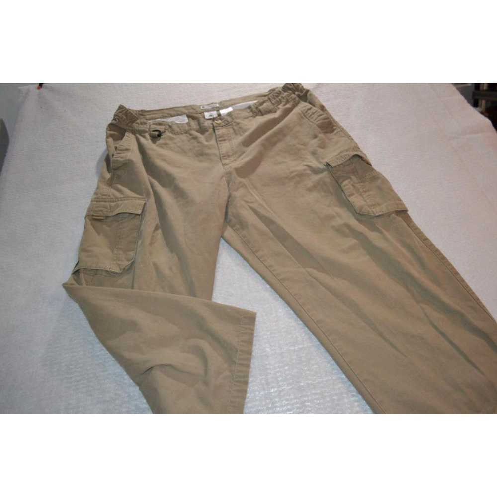 Vintage 34866 Columbia Cargo Pants Tan Cotton Siz… - image 2