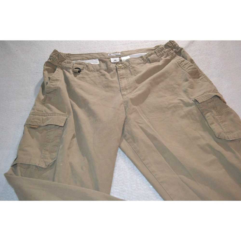 Vintage 34866 Columbia Cargo Pants Tan Cotton Siz… - image 3