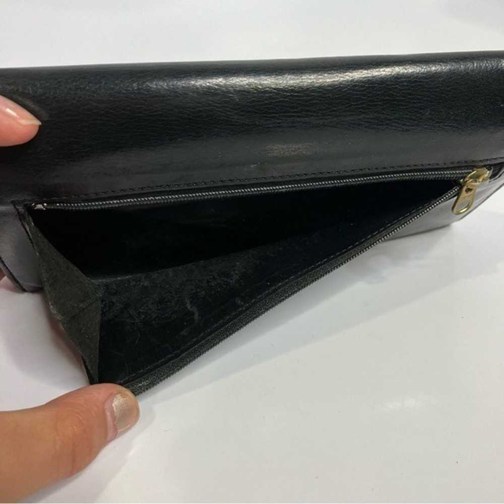 Vintage Coach wallet with insert black leather - image 3