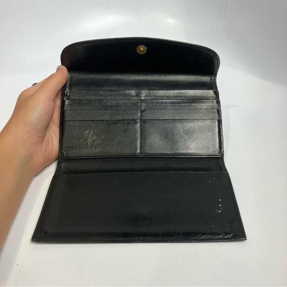 Vintage Coach wallet with insert black leather - image 5