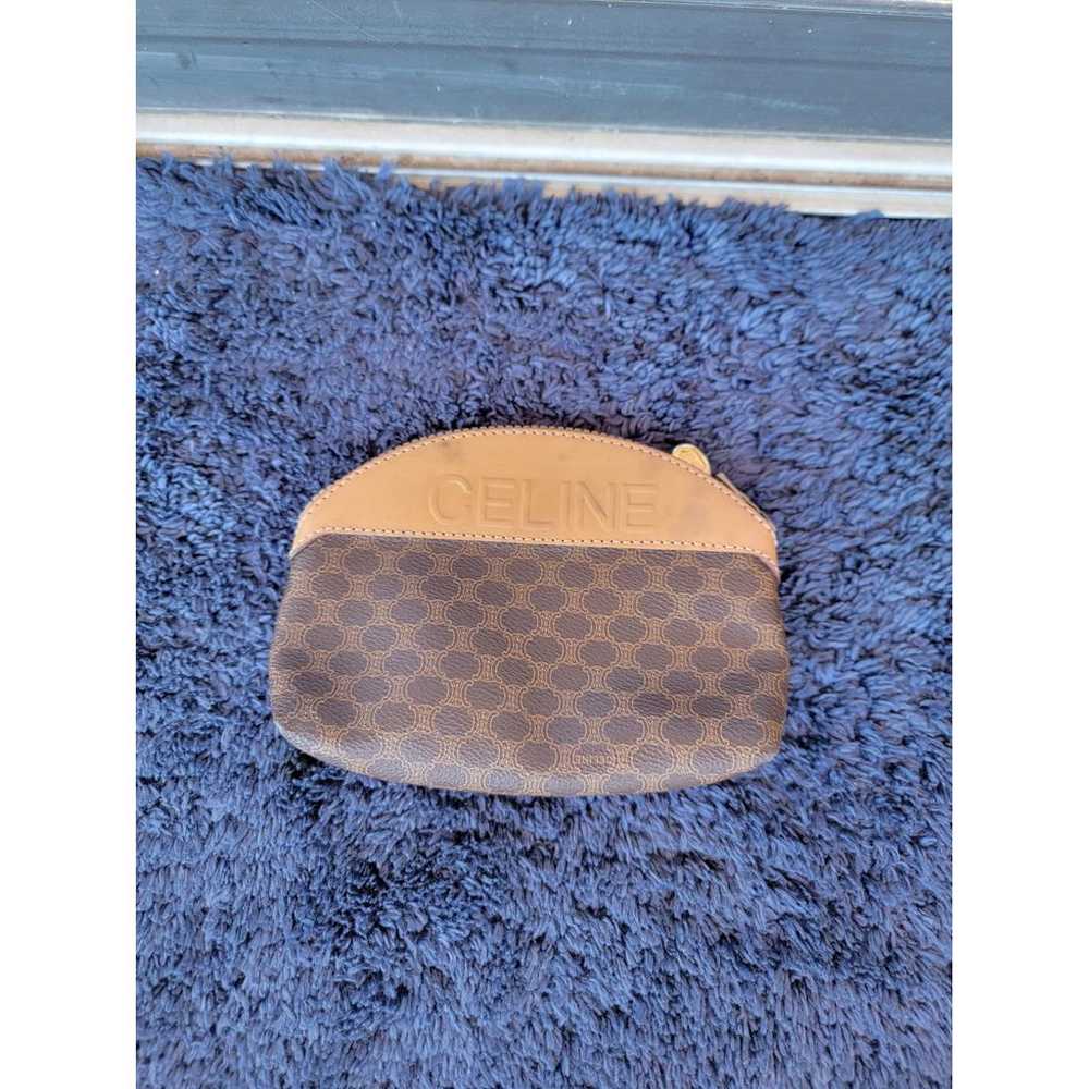 Celine Triomphe Vintage leather clutch bag - image 4