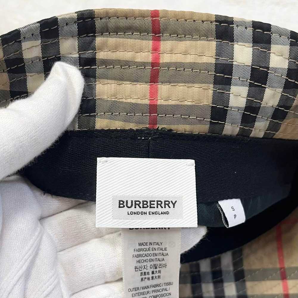 BURBERRY Bucket Hat Nova Check Vintage Check Curr… - image 6