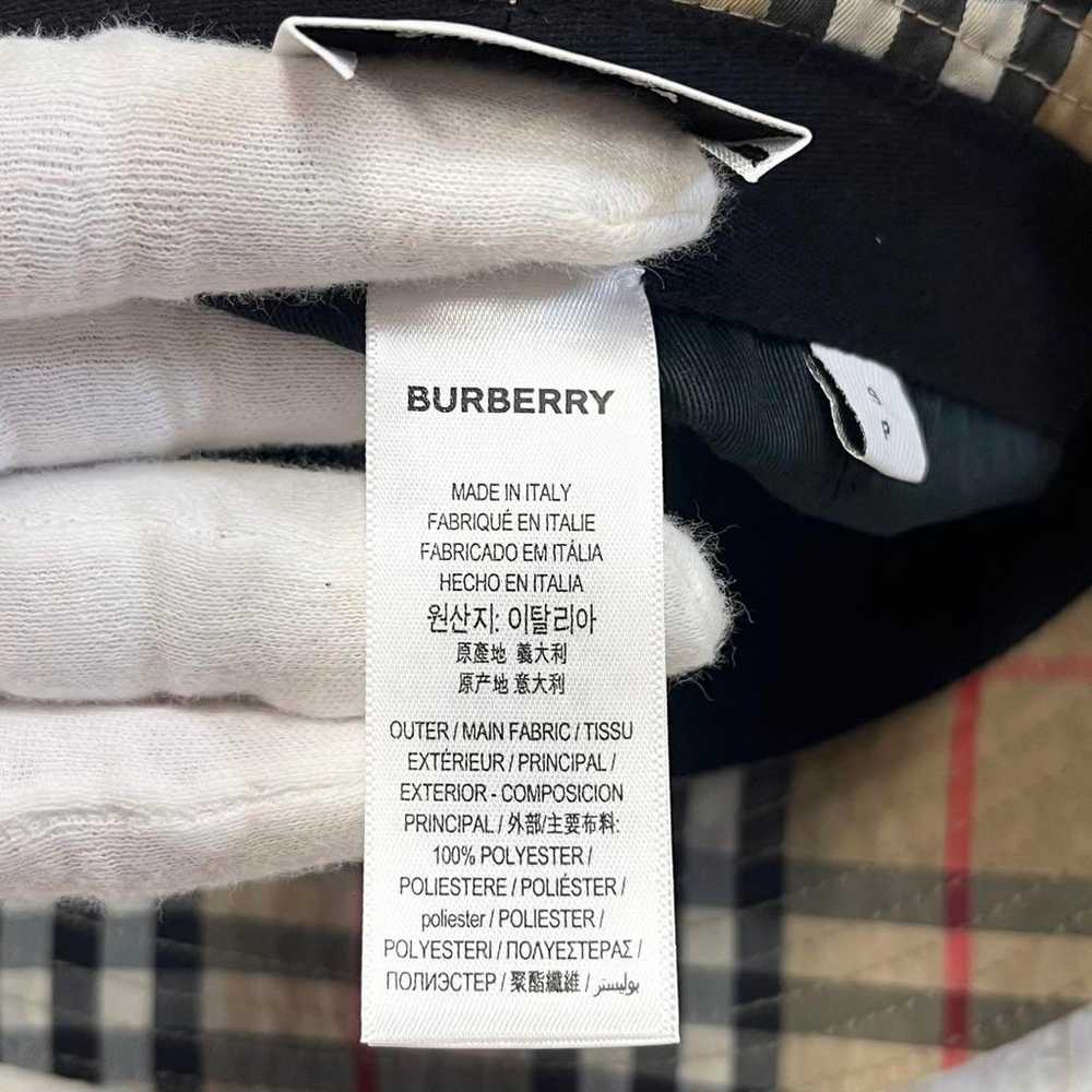 BURBERRY Bucket Hat Nova Check Vintage Check Curr… - image 7